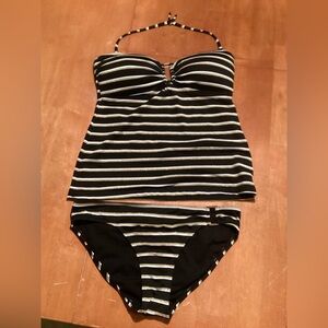 Ralph Lauren Striped Bikini Set - top size 12 - bottom size 8